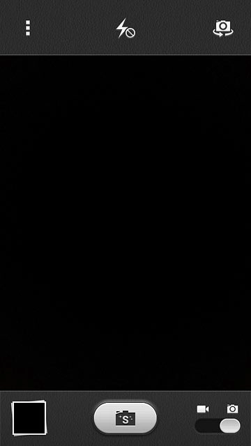 Press the menu icon.