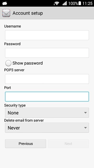 Press the drop down list below 
