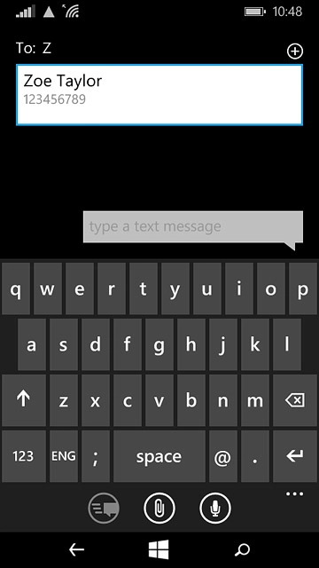 Key in the first letters of the required contact.Matching contacts are displayed.Press the required contact.