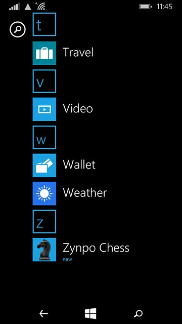 Slide your finger left across the display to open the main menu.Press the app you've just installed.Follow the instructions on the display to use the app.