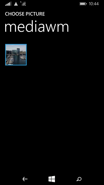 To use a saved picture:Go to the required folder.Press the required picture.