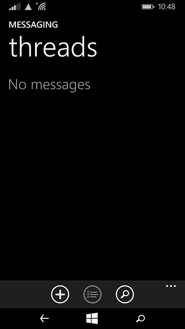 Press the dots in the bottom right corner of the display.