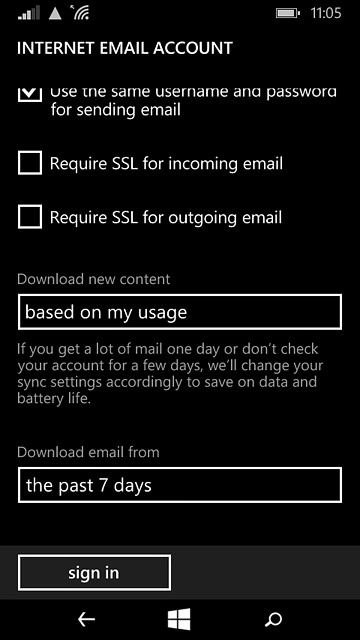 Press the field below 