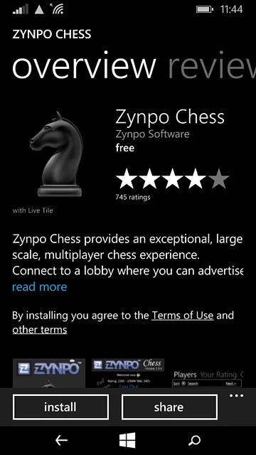 To install a free app:Press install.