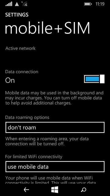 Press the field below 