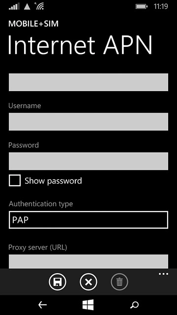Press the drop down list below 