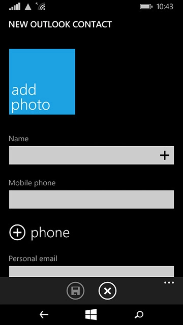 Press the field below 
