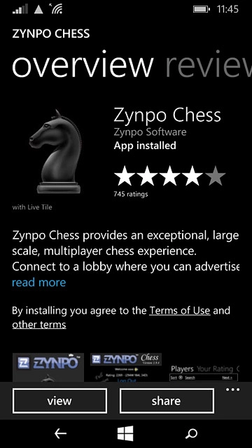 Follow the instructions on the display to install the app.Press the home icon to return to the home screen.