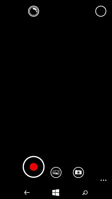 Press the record icon to start recording.