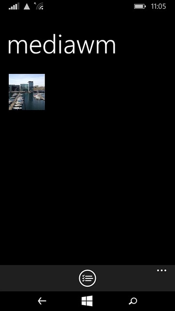 Press the home icon to return to the home screen.