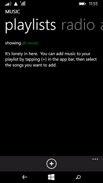 Press the new playlist icon.