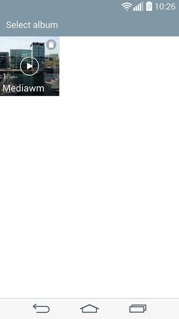 Press the required video clip.