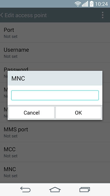 Key in 03 and press OK.