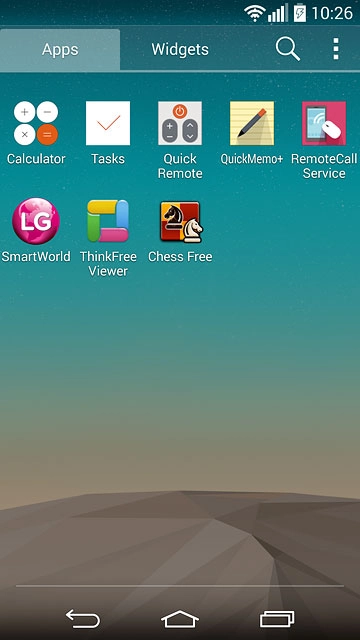 Press the app you've just installed.Follow the instructions on the display to use the app.