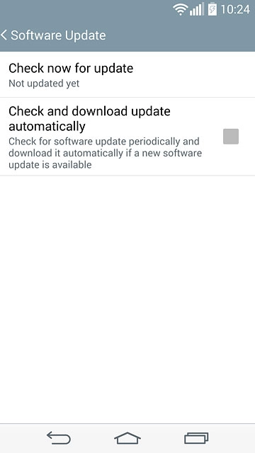 Press Check now for update.If a new software version is available, it's displayed.Follow the instructions on the display to update your phone's software.