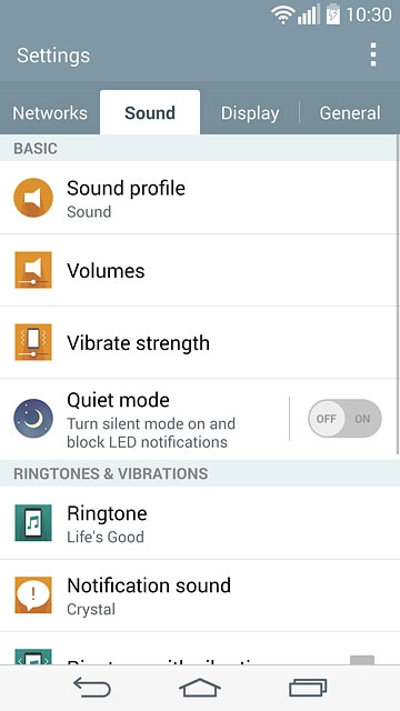 Press Ringtone.