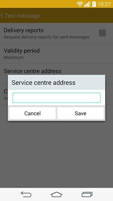 Key in +61415011501 and press Save.
