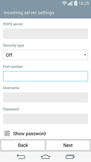 Press the field below 