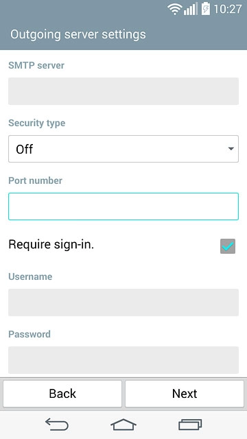 Press the field below 
