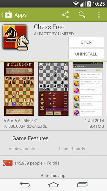 Follow the instructions on the display to install the app.Press the home icon to return to the home screen.