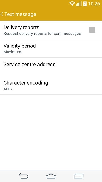 Press Validity period.