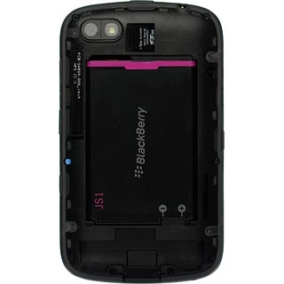 Place the battery in your phone, bottom first, matching the battery contacts with the phone contacts and press the battery into place.