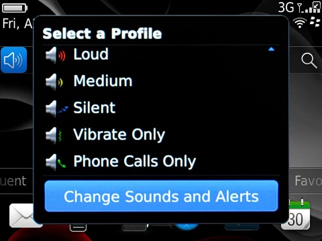 Press Change Sounds and Alerts.