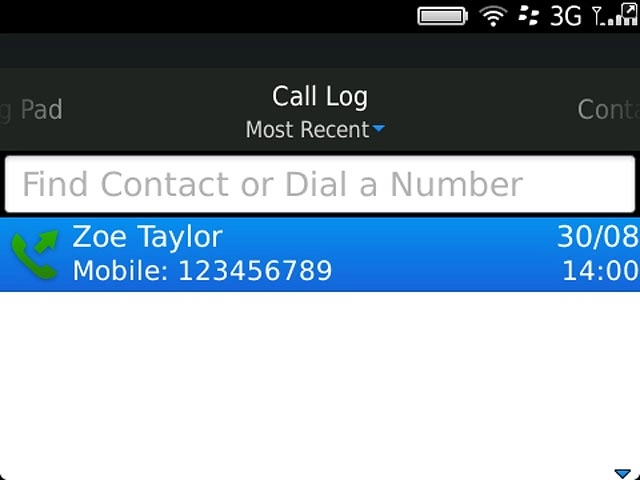 Press the required number.