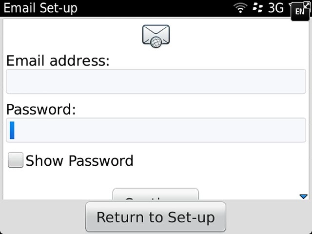 Press the field below 