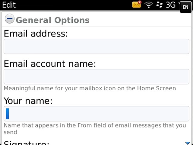 Press the field below 
