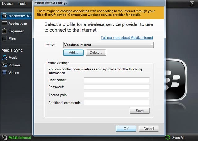 Click OK to confirm.