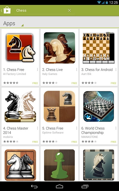 Press the required app.