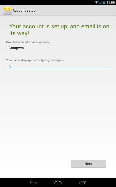 Press the field below 