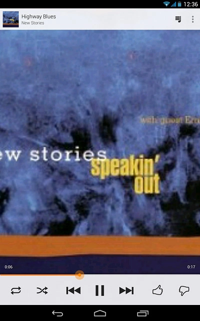 Press the home icon to return to the home screen.