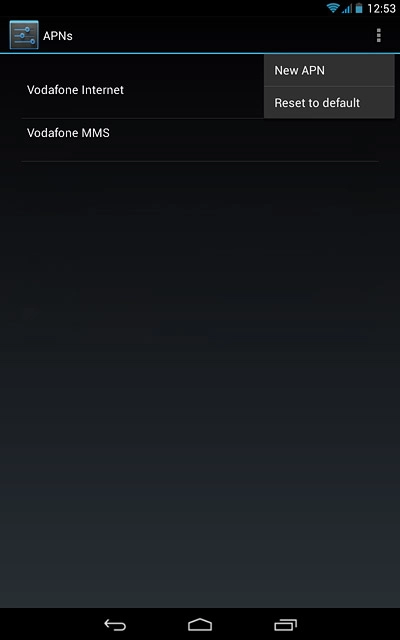 Press New APN.