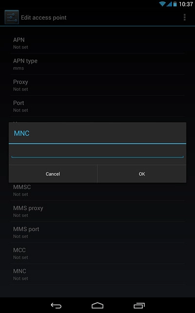 Key in 03 and press OK.