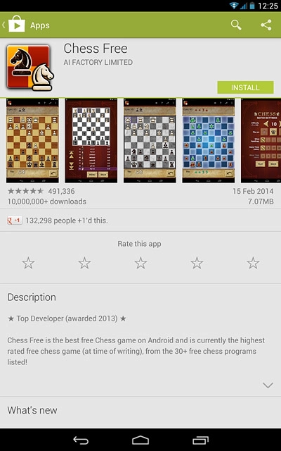 To install a free app:Press INSTALL.