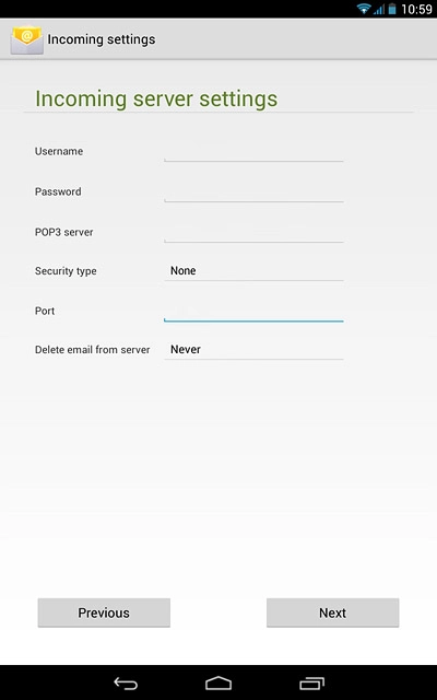 Press the field next to 