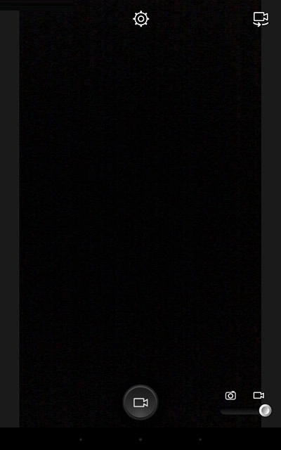 Press the dot in the middle to return to the home screen.