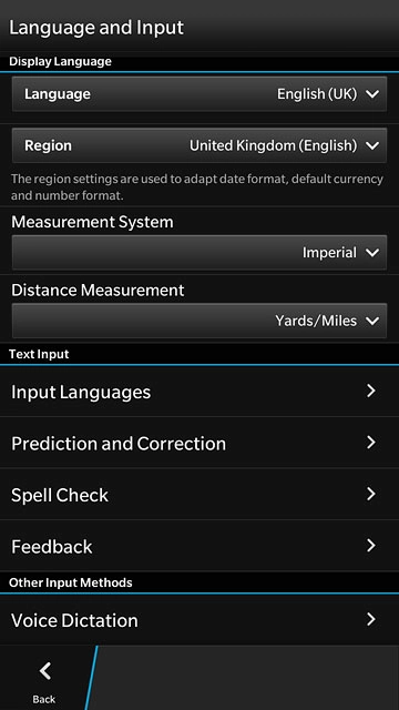 Press Input Languages.