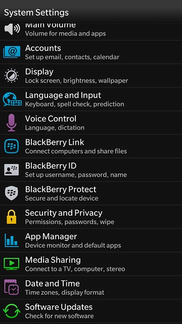 Press Software Updates.