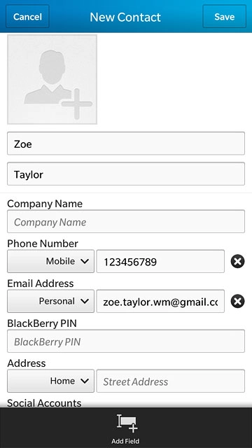Press the add picture icon.