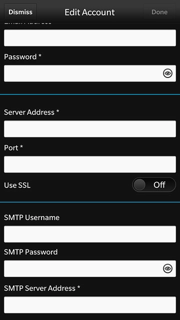 Press the field below 