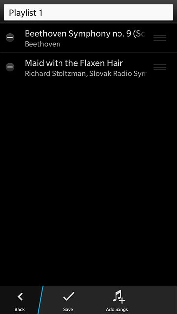Press the text input field and key in the required name.