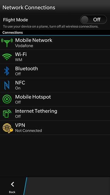Press Mobile Hotspot.