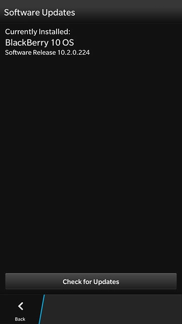 Press Check for Updates.If a new software version is available, it's displayed.Follow the instructions on the display to update your phone's software.