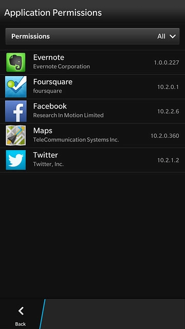 Press the required app.