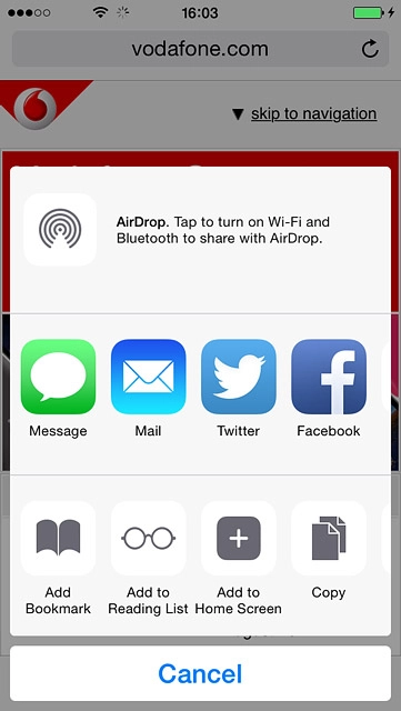 Press Add to Reading List.