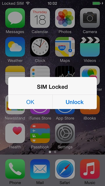 Slide your finger right on the display.Press Unlock.
