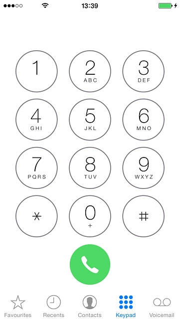 Key in **62*+61414121121# Press the call icon.